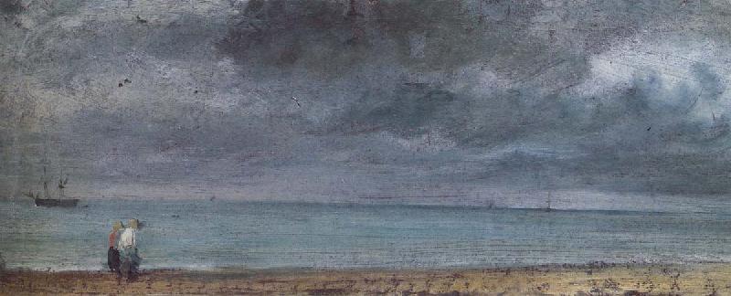 John Constable Brighton Beach 12 june 1824 oil painting picture